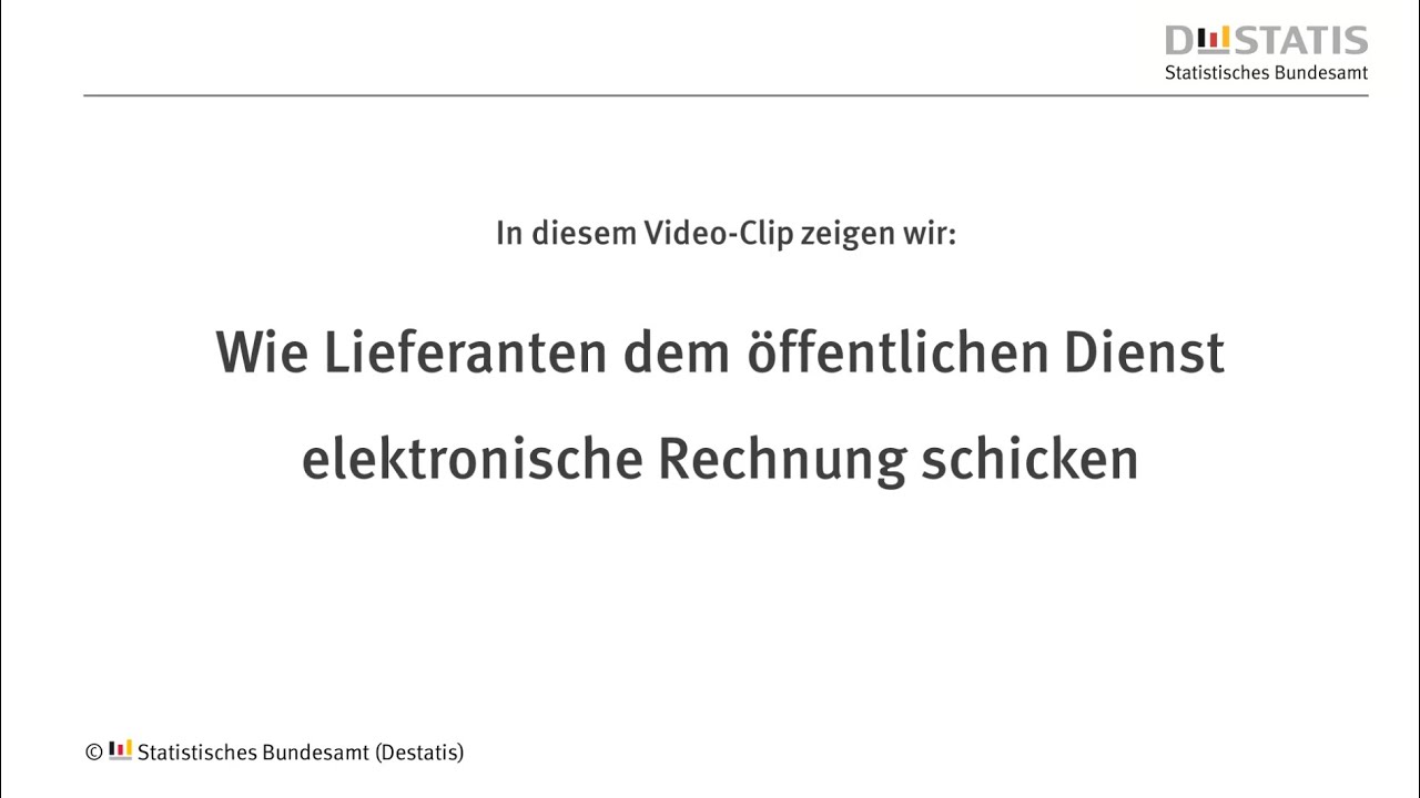 XRechnung: Wie Lieferanten dem &ouml;ffentlichem Dienst elektronische Rechnungen schicken