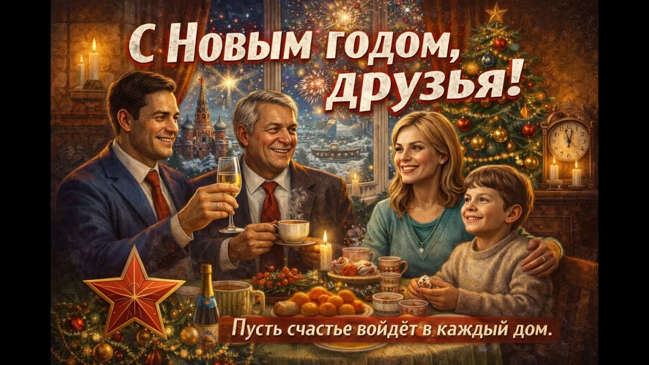 С Новым годом, друзья! — Тёплая новогодняя песня