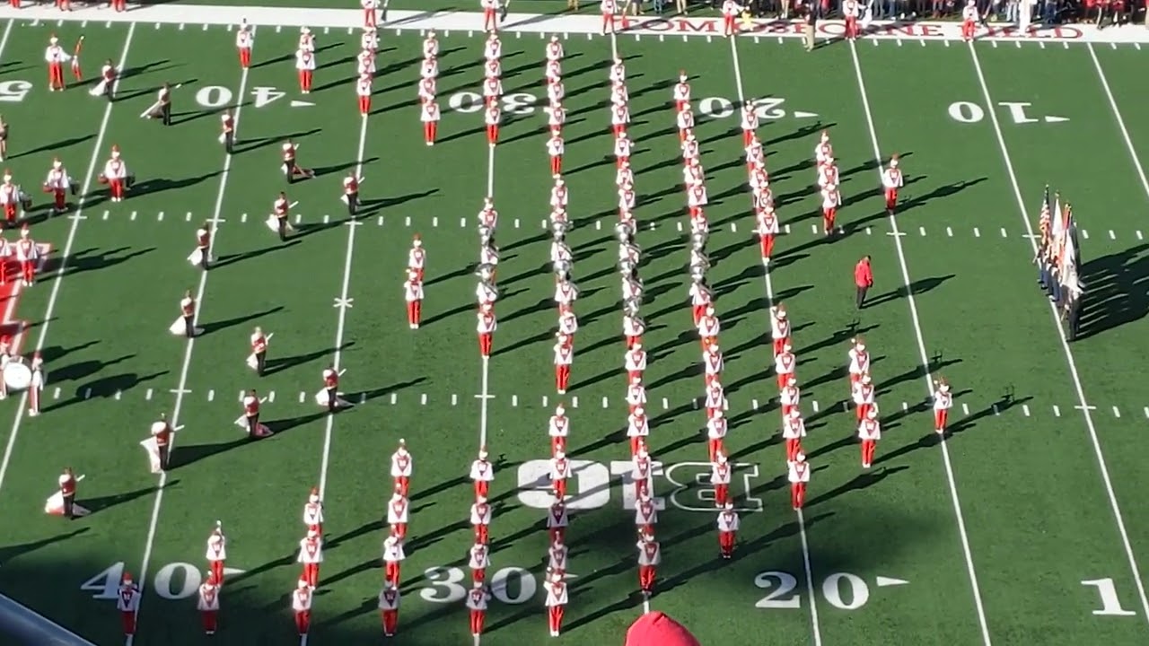 Cornhusker Marching Band, the Pride of all Nebraska - Football Saturday - Memorial Stadium, Lincoln