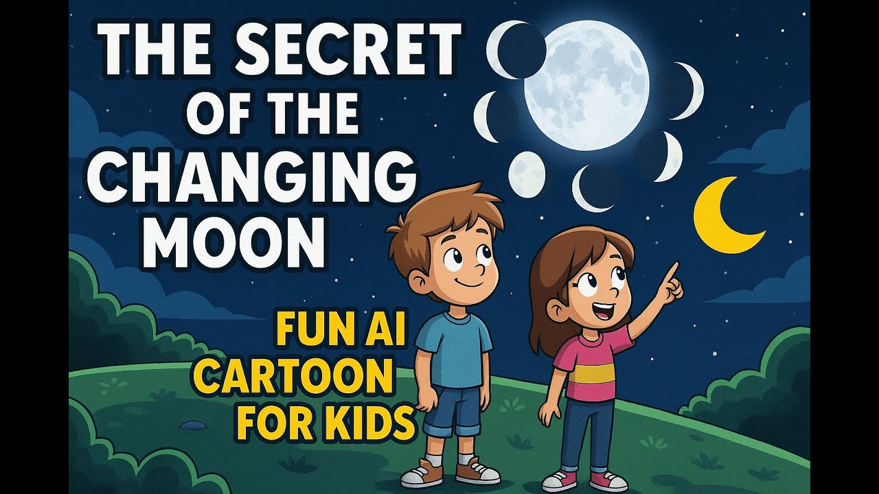 Star Buddies Ep.6 – The Secret of the Changing Moon 🌙 | Fun AI Cartoon for Kids