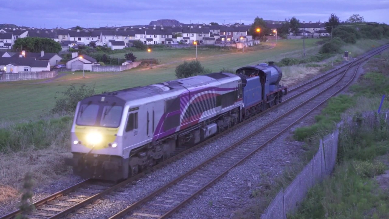 Failed RPSI 85 'Merlin' movement to Connolly with Enterprise loco number 207 12/13th July 2019