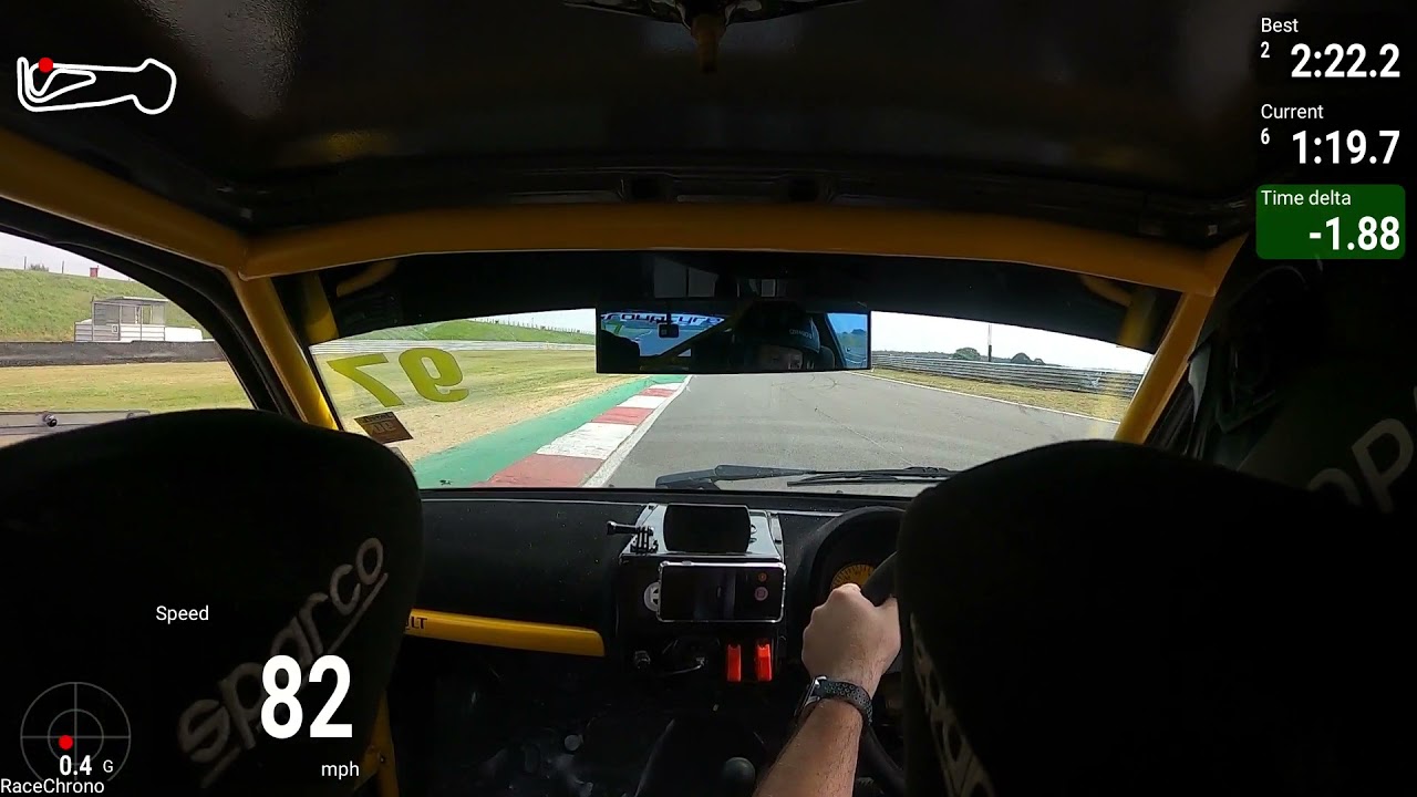Snetterton 300 in a clio 172 cup 2:19 lap time