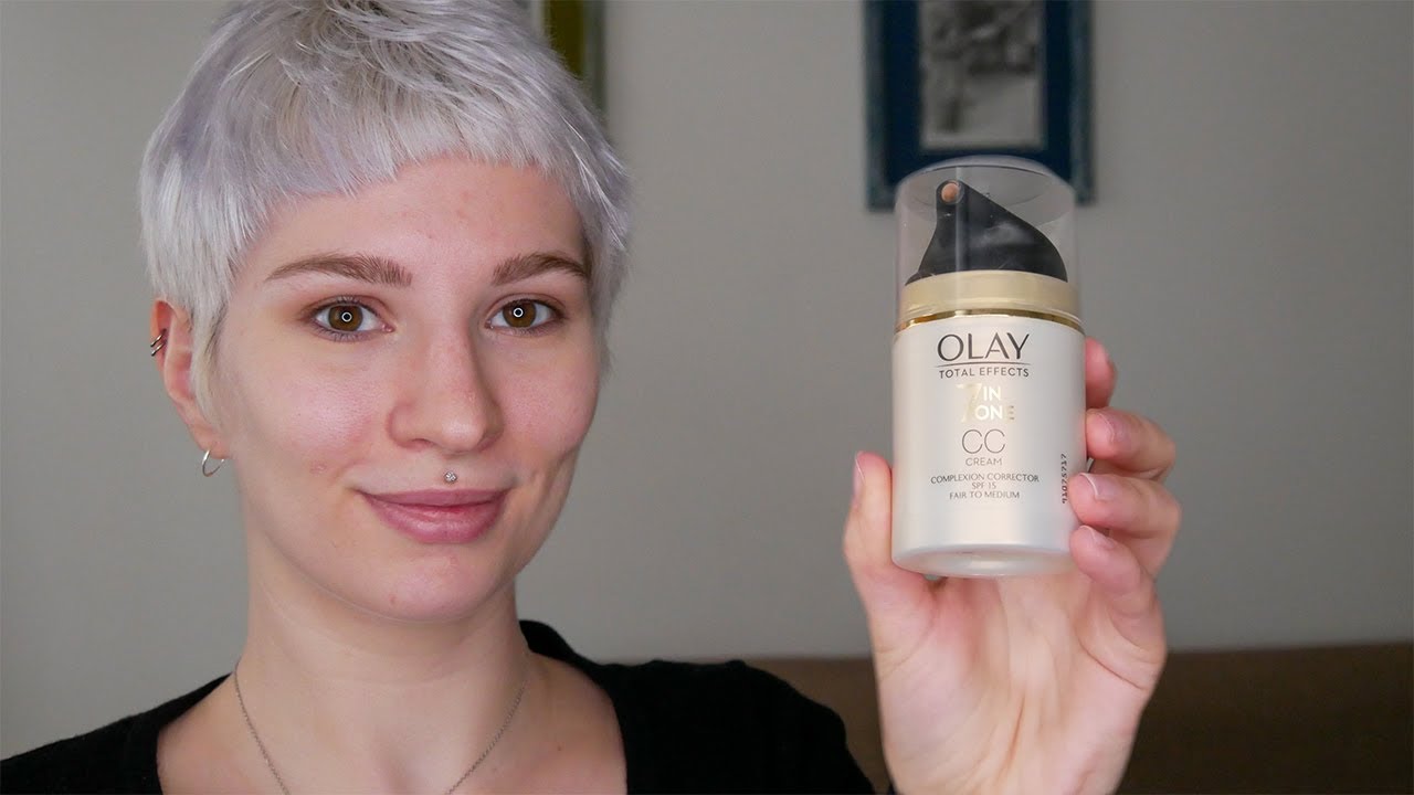 Olay Total Effects CC Cream Fair To Medium Review and Demo | Before and After