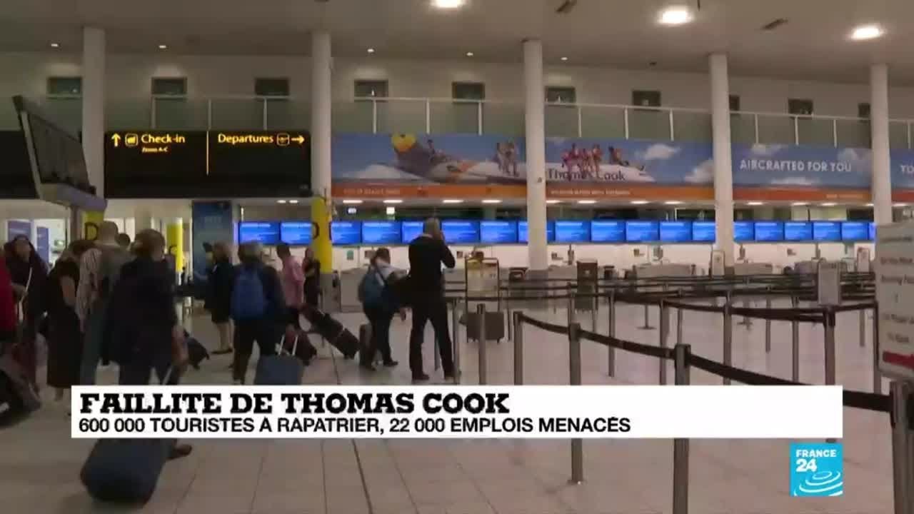 Thomas Cook en faillite : 600 000 touristes et 22 000 emplois concernés