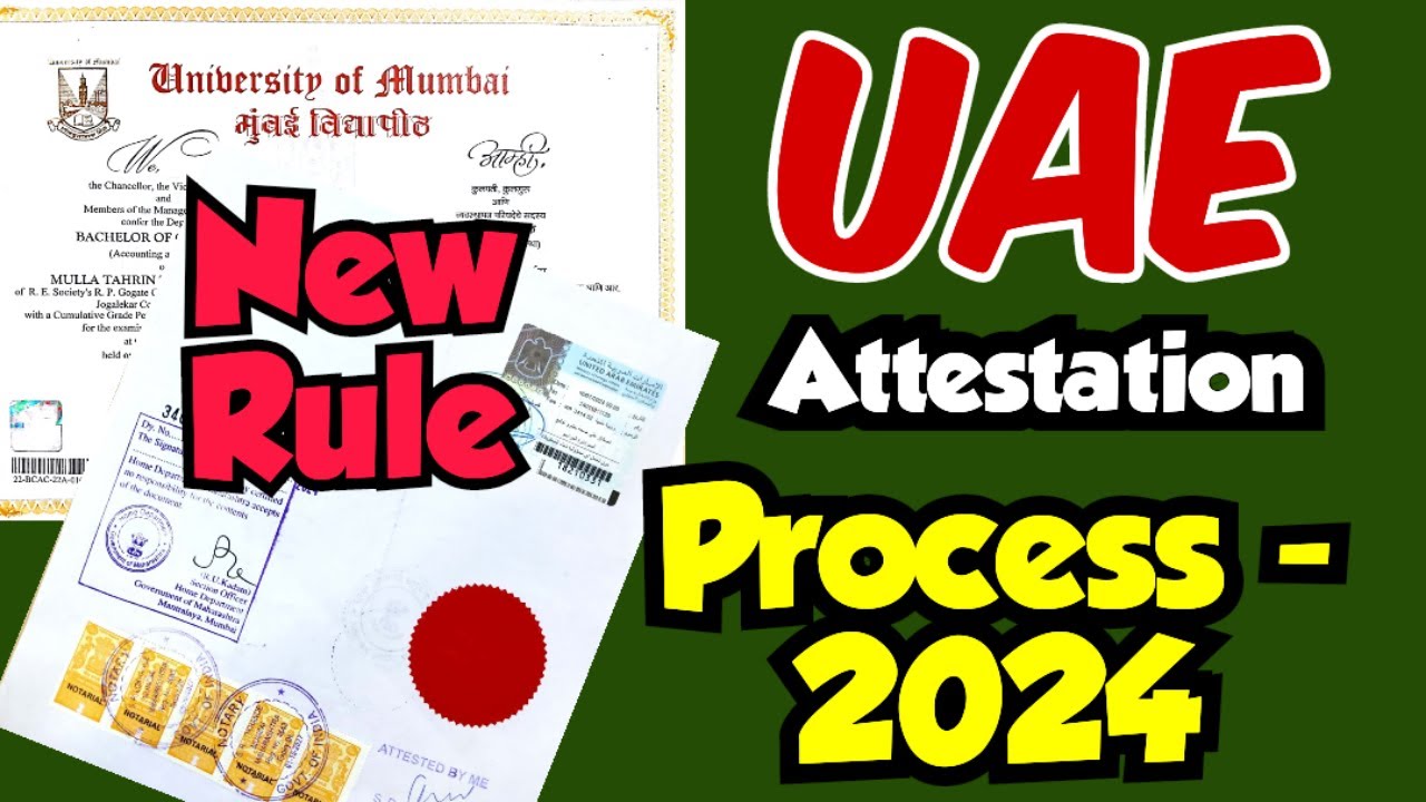 UAE ATTESTATION OF CERTIFICATE PROCEDURE | UAE DEGREE ATTESTATION PROCESS | UAE MOFA ATTESTATION
