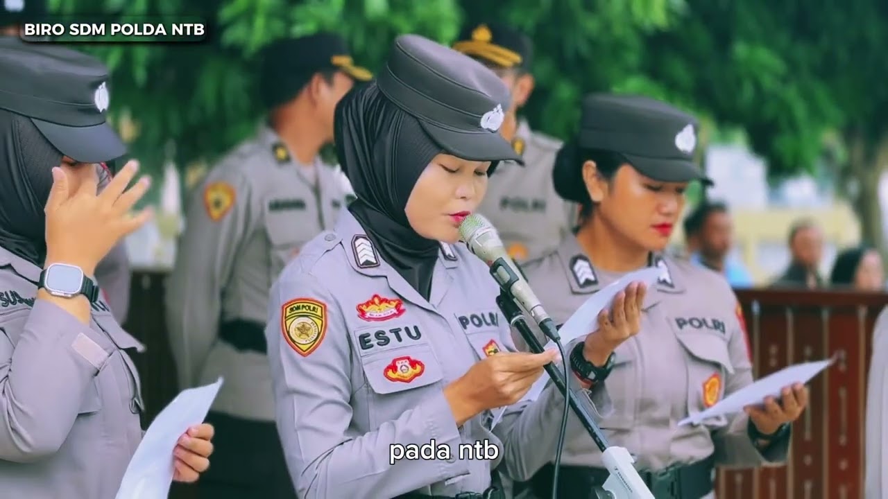 UPACARA PEMBERIAN PENGHARGAAN DAN PTDH PERSONEL POLDA NTB (2025)