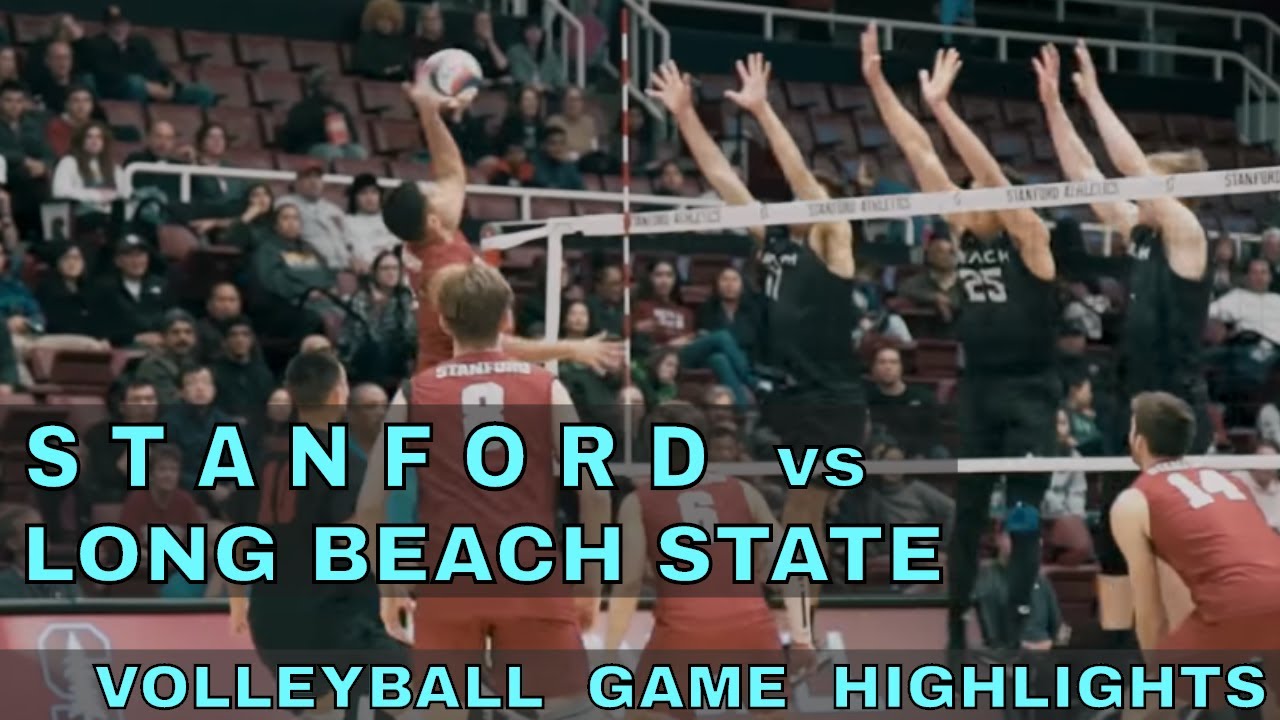 Stanford vs Long Beach State Men's Volleyball Highlights (1/20/18)