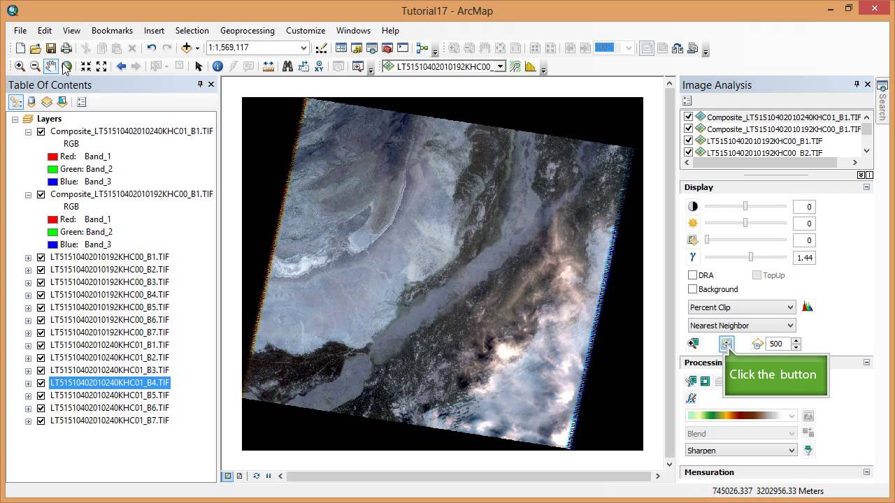 Remote Sensing in ArcGIS Tutorial 17: Change Detection Using Landsat Imagery