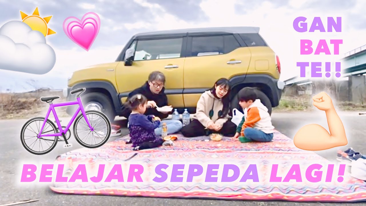 BELAJAR SEPEDA LAGI SAMPAI BISA‼️GANBATTE MAS NATSUKI