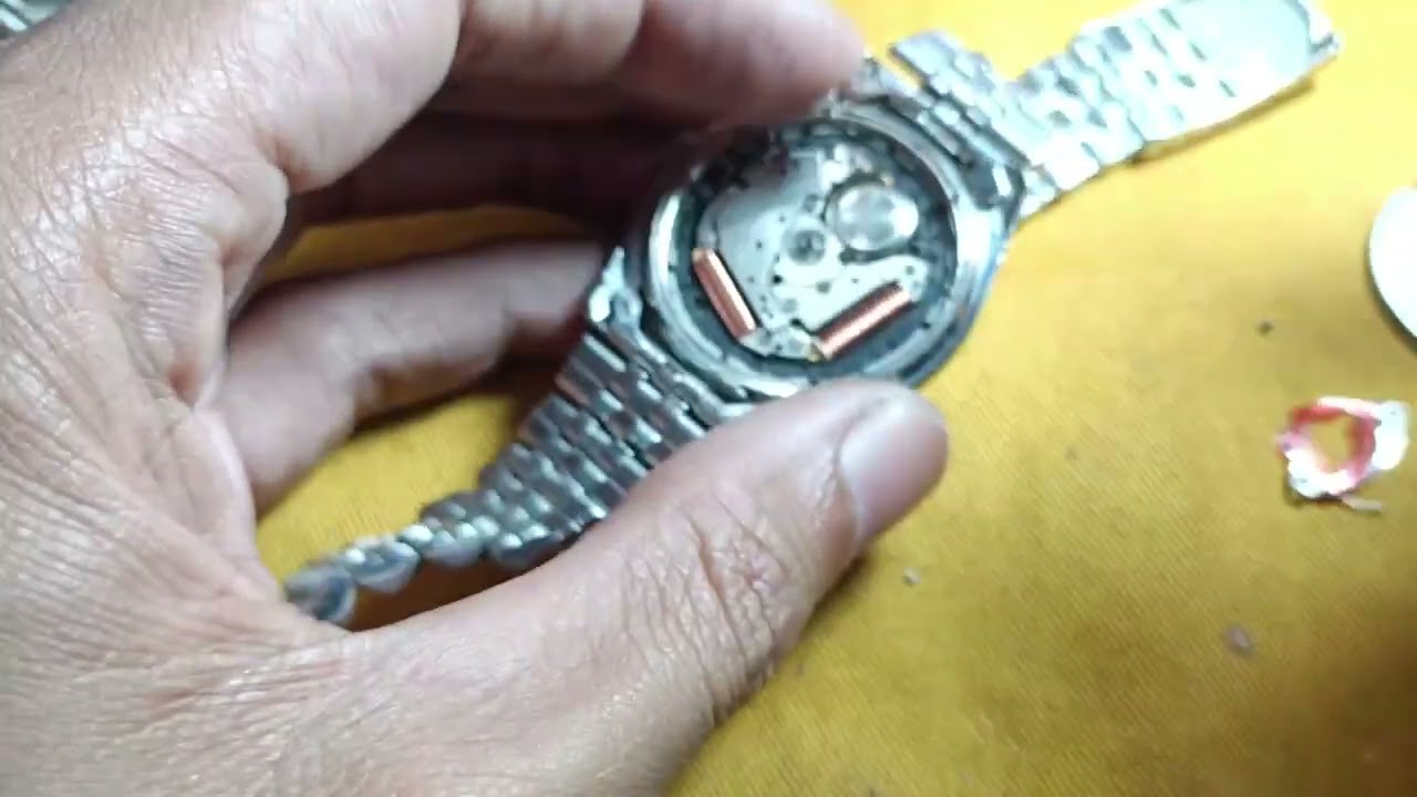 Penggantian Baterai Seiko Kinetic dengan baterai Biasa Kiriman Purwokerto