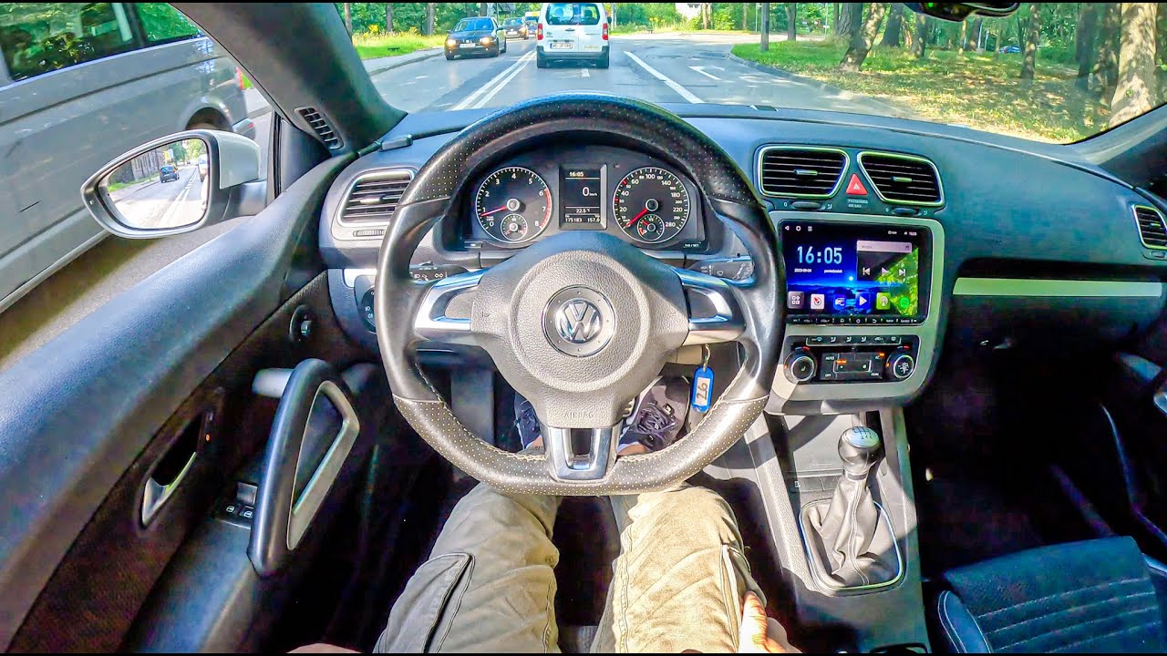 2012 Volkswagen Scirocco III [1.4 TSI 122HP] |0-100| POV Test Drive #1825 Joe Black