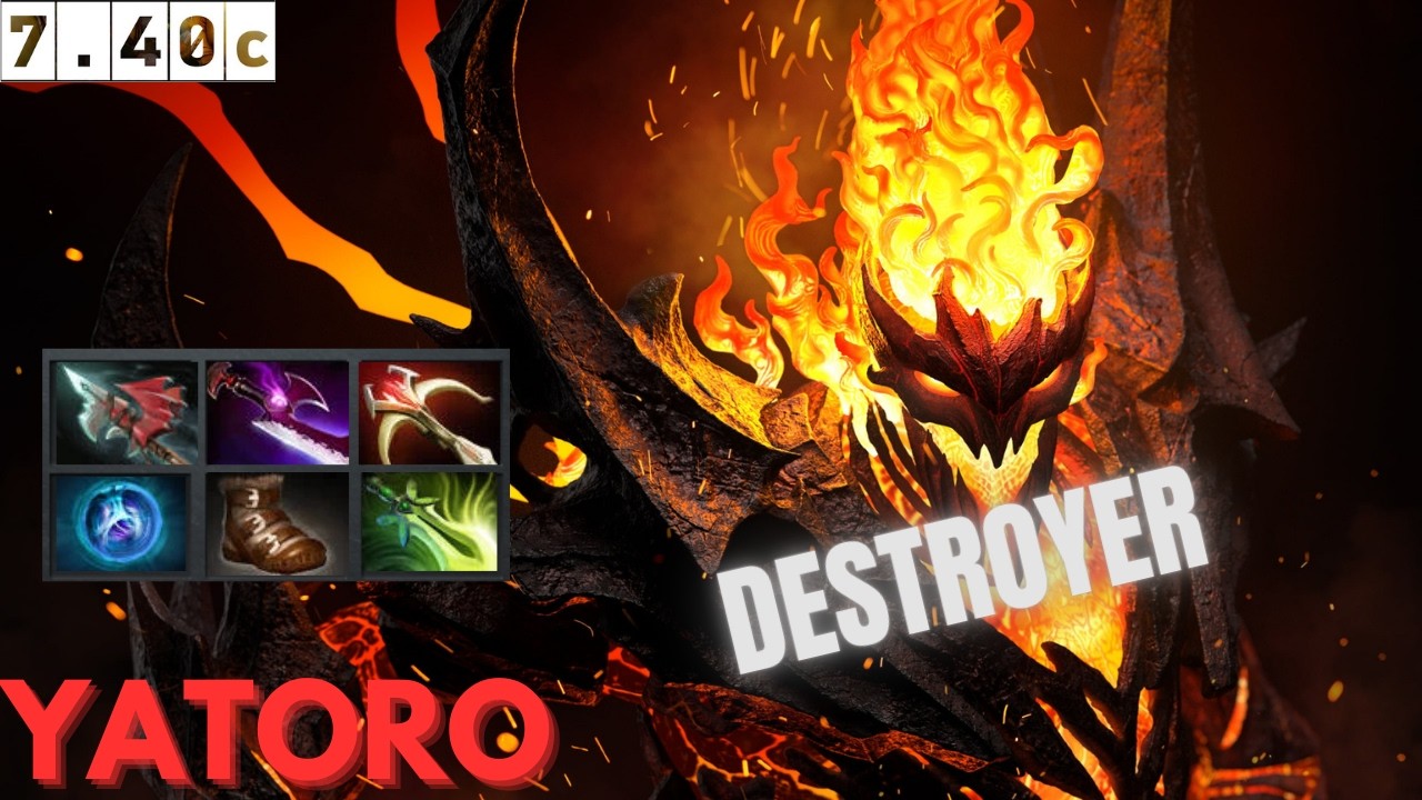 Yatoro Shadow Fiend Destroyer! Dota 2 Pro Archives [Watch & Learn]