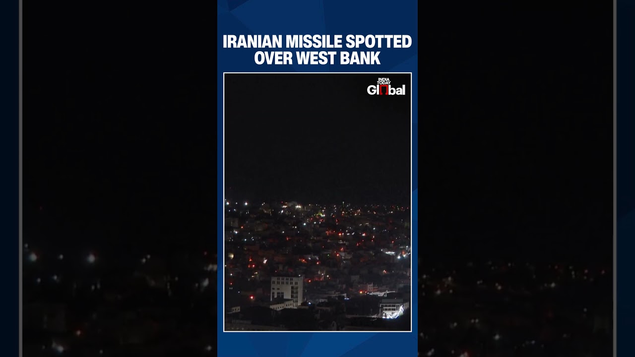 Iranian Missile Seen Over Hebron As Iran Israel Conflict Escalates Rubio Signals No Ground Troops