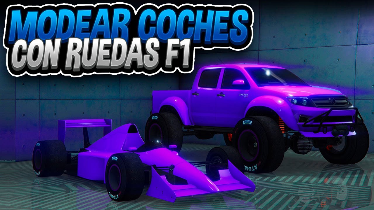 COMO PONER RUEDAS F1 A LOS COCHES EN GTA ONLINE/ MODEAR COCHES CON RUEDAS F1/ TRUCO GTA 5 ONLINE