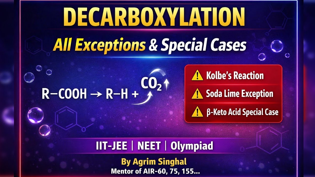 Decarboxylation | Hydrocarbon | #jeeorganicchemistry #neetorganicchemistry #jeepyq #neetpyq #neet 