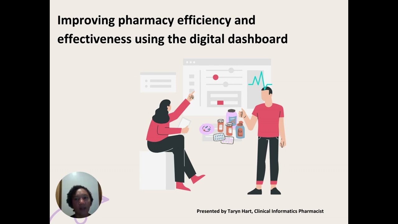 Improving efficiency and effectiveness of pharmacy services through the use of a digital dashboard