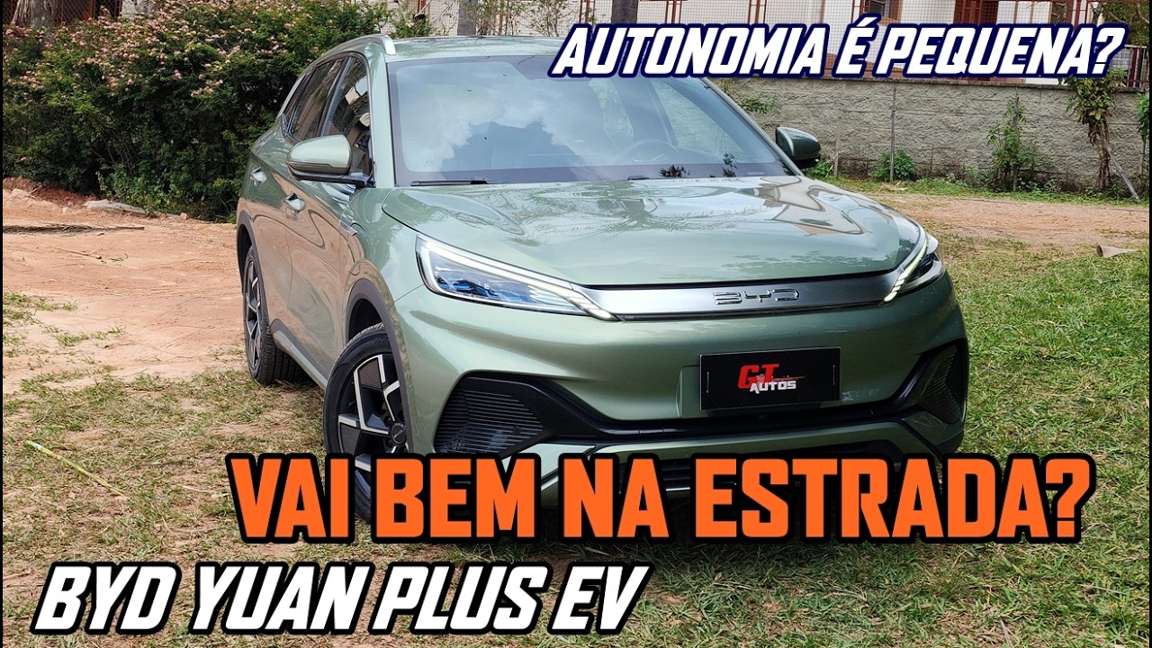 Viajando com o BYD Yuan Plus elétrico: bom desempenho, mas e a autonomia na estrada?
