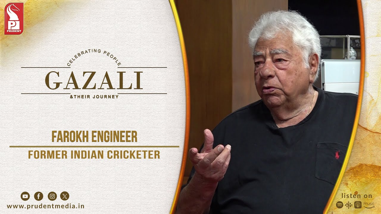 Farokh Engineer | Former Indian Cricketer | Gazali | Prudent | 160325