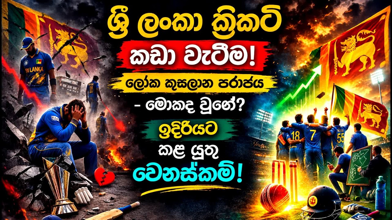 What Went Wrong with Sri Lanka Cricket?🚨 වැඩ බැරි ටාසන්ලා, නළු බට්ටෝ නැතුව රට දිනවන ක්‍රීඩකයෝ ගේන්න