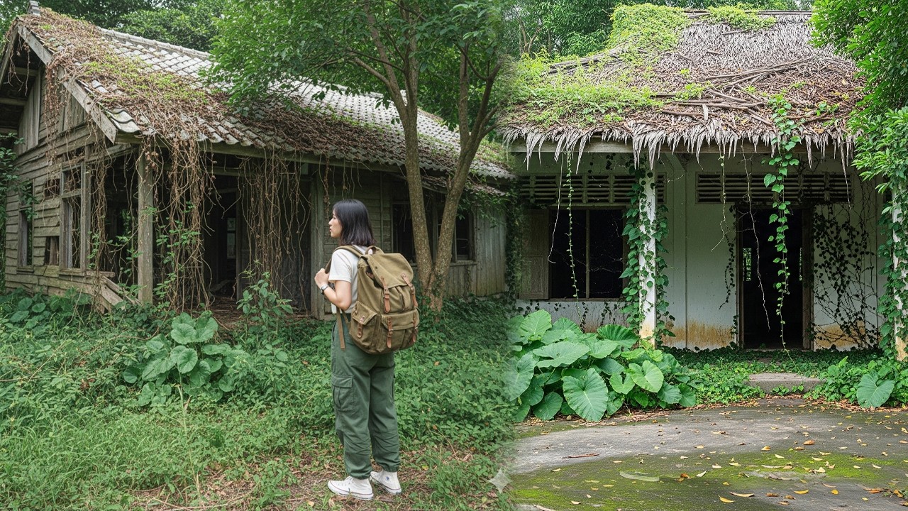 Time-lapse video: Young genius girl transforms abandoned houses into paradises in 2 years