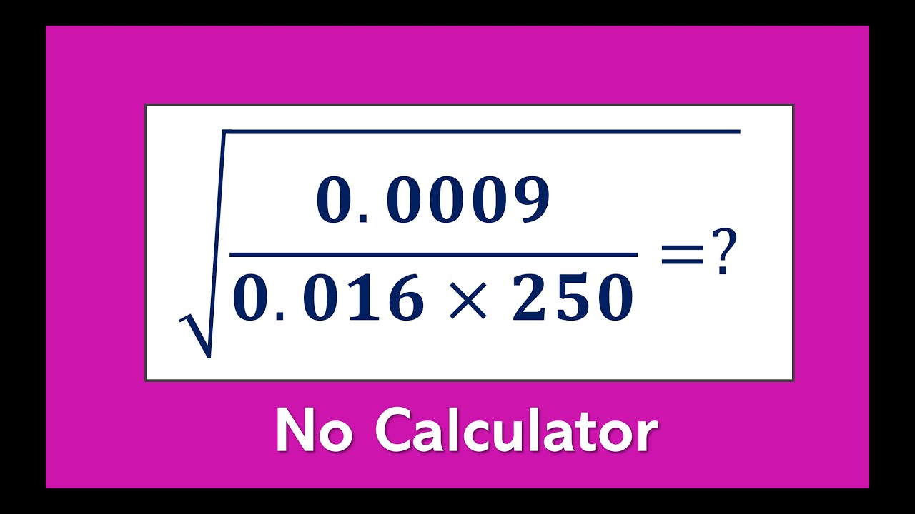 🧠 Square Root Puzzle WITHOUT Calculator! | Can You Simplify This? 🤔📉