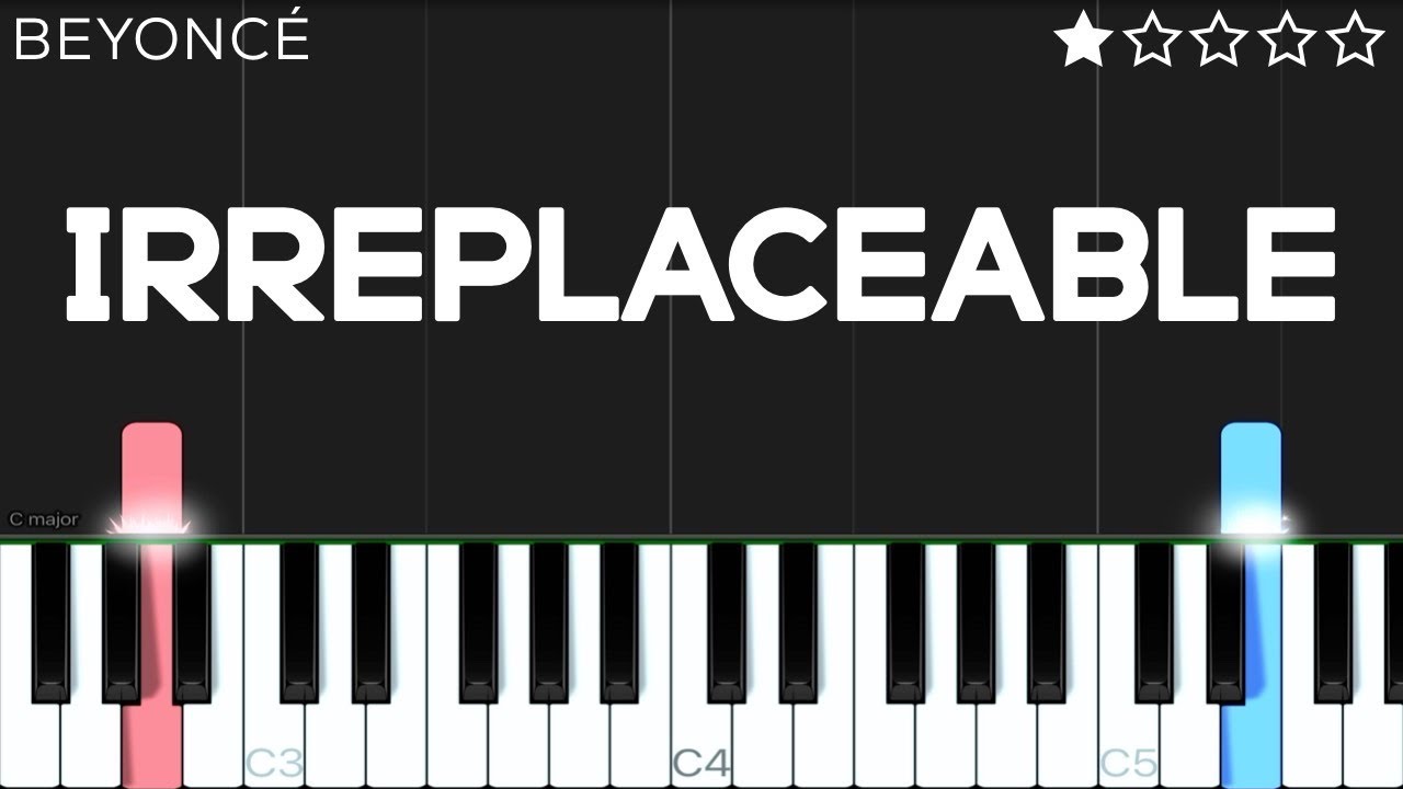 Beyonce - Irreplaceable | EASY Piano Tutorial