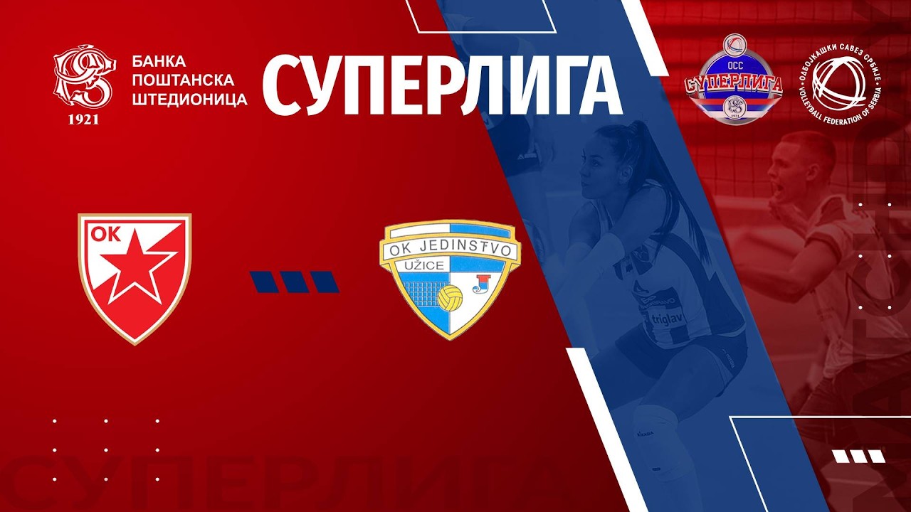 live🔴CRVENA ZVEZDA🆚JEDINSTVO UE /22. KOLO BANKA POŠTANSKA ŠTEDIONICA SUPERLIGE ZA ODBOJKAŠICE/
