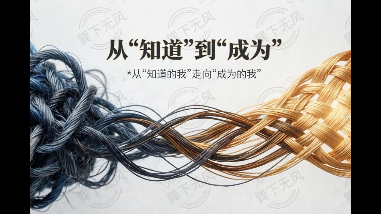 懂那么多道理，却过不好这一生？揭秘“知道”与“做到”的底层逻辑 | 认知觉醒