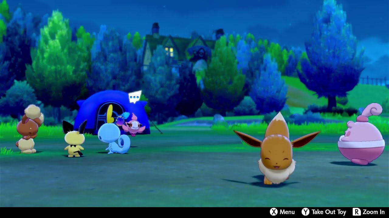 Camping Shiny Hunt! Pokémon Shield!