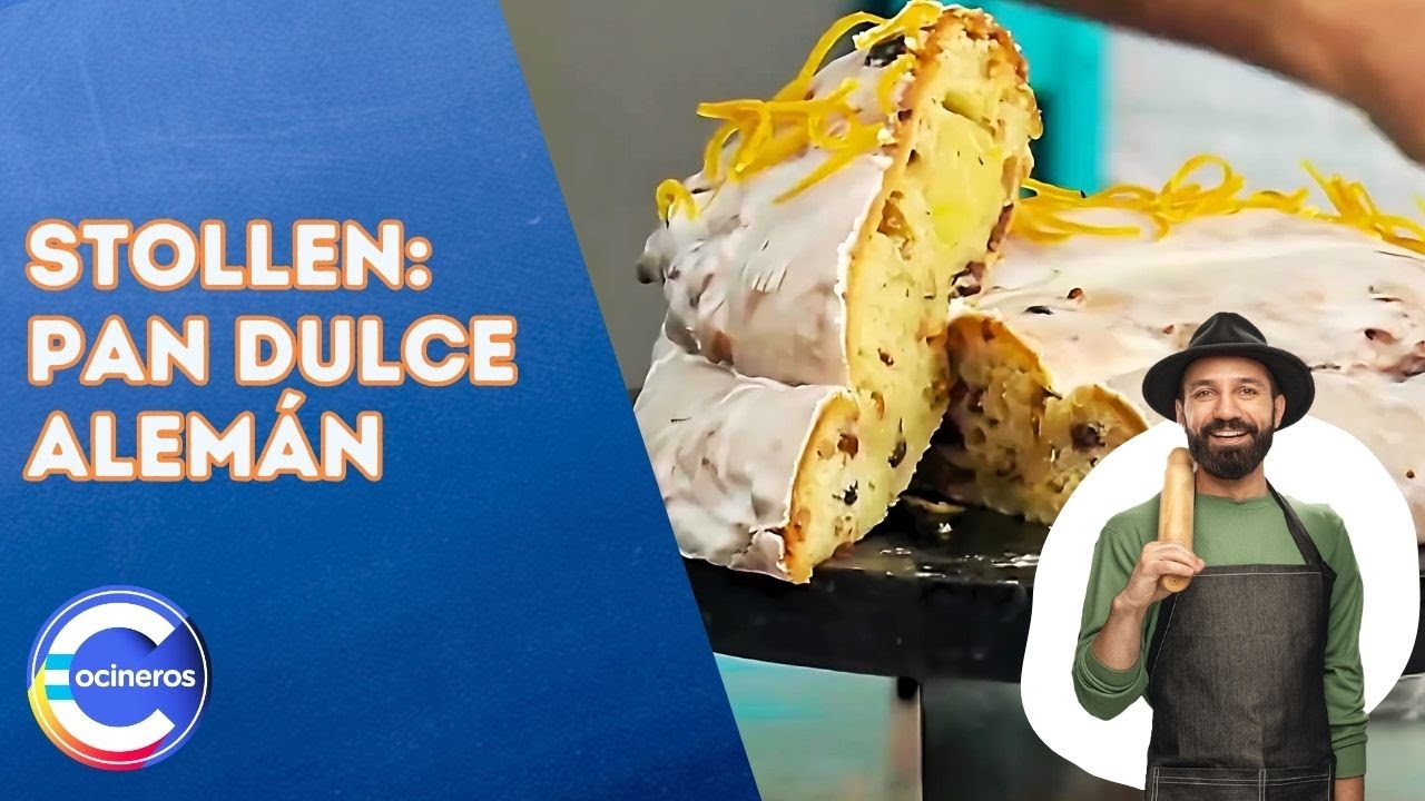 Receta de STOLLEN: El tradicional PAN DULCE ALEMÁN de las fiestas 🤤🎄 Cocineros argentinos