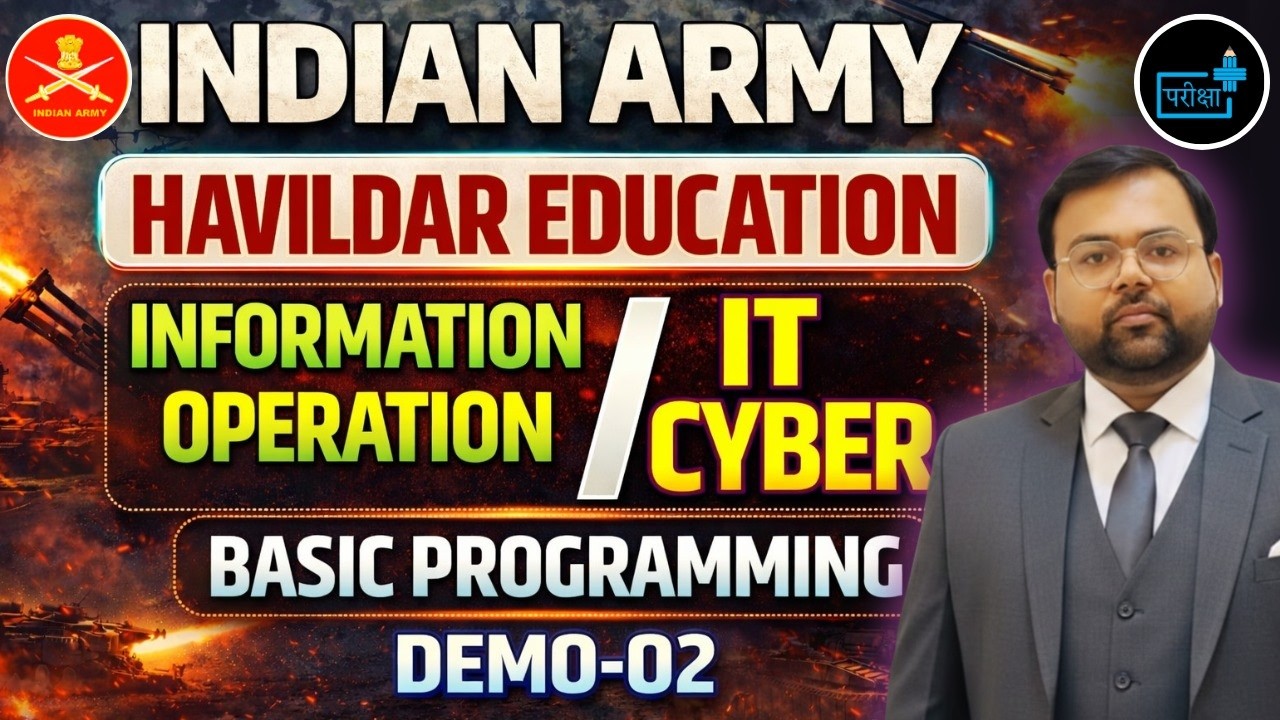 Army Havildar Education Vacancy, Information Operation & IT CYBER Syllabus, Eligibility & Strategy-2