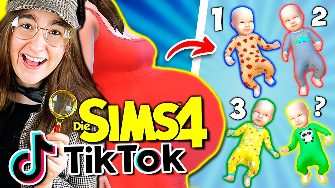 Sims 4 ABER TikTok entscheidet über ALLES! (Aussehen, Kinder, Haus, Leben...) 😱 Nesmeralda