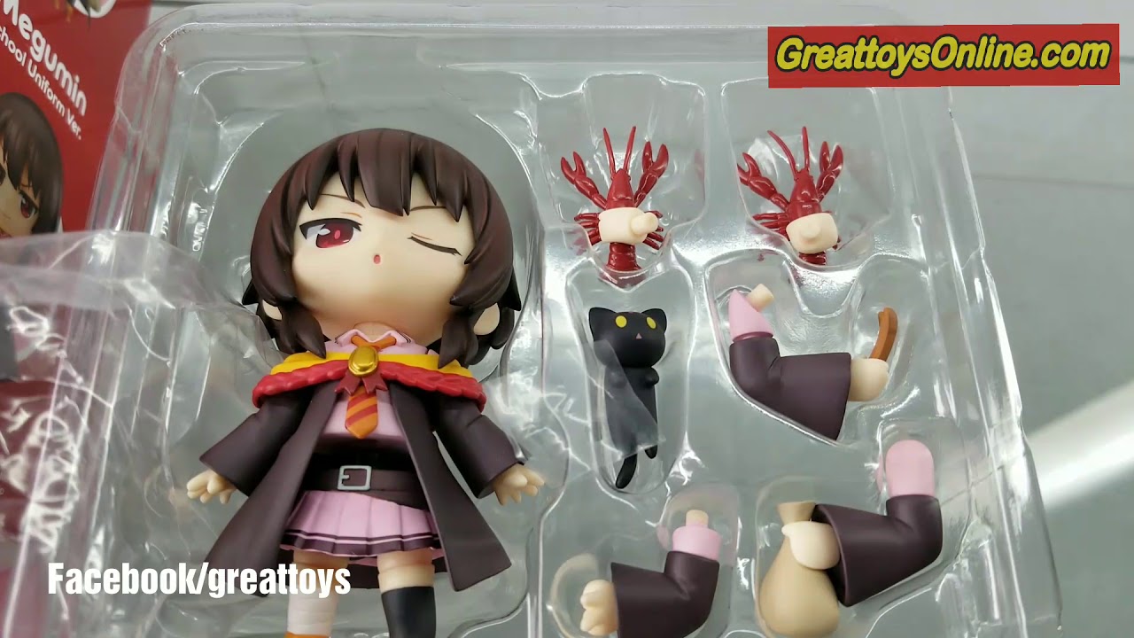 Nendoroid Megumin School Uniform Version Quick Unboxing by GreattoysOnline.com