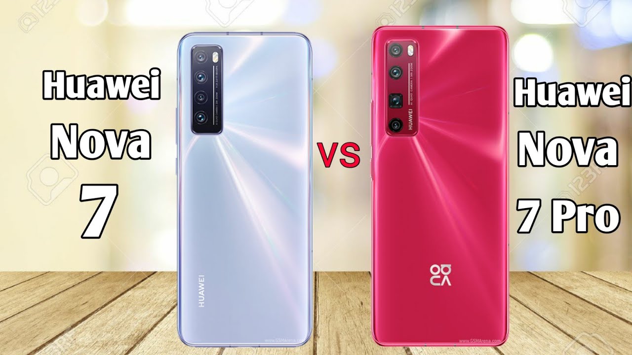 Huawei Nova 7 vs Huawei Nova 7 Pro - which one is better?