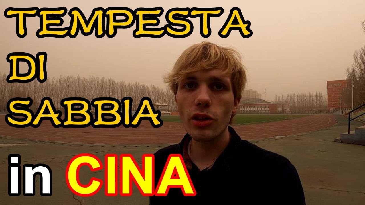 TEMPESTA DI SABBIA a Nord della Cina