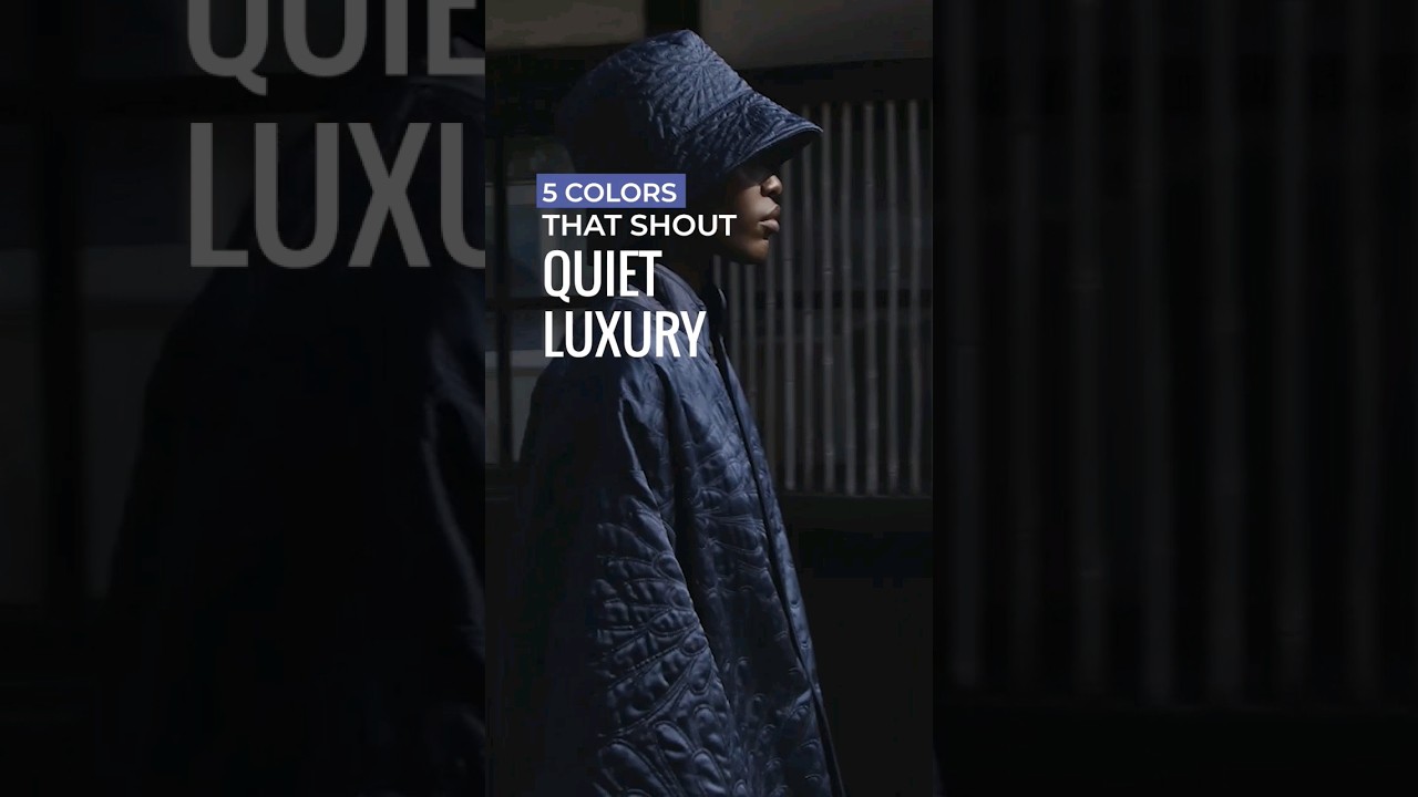 Here are 5 colors that embody the essence of quiet luxury in fashion✨ #fdi