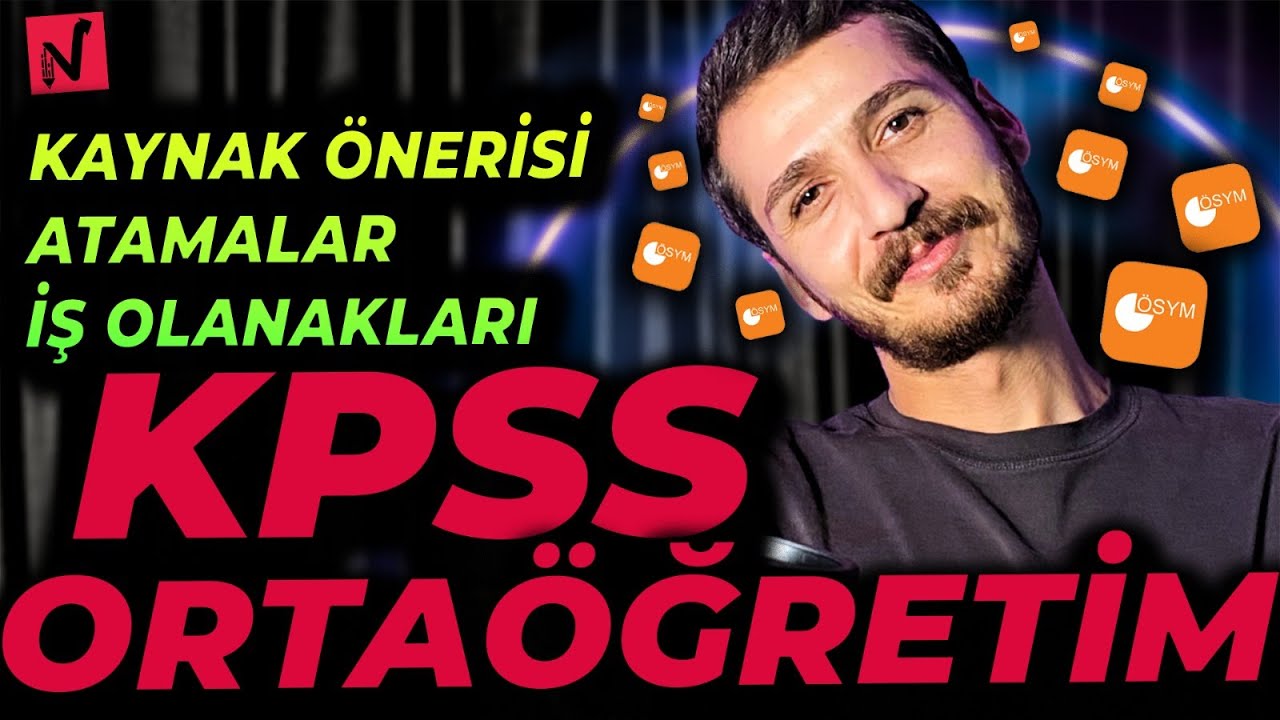 ORTAÖĞRETİM KPSS! ATAMALAR, KAYNAK ÖNERİSİ, İŞ OLANAKLARI!!⚠️ Kısa Yoldan Memur Ol!!!🚨🚨