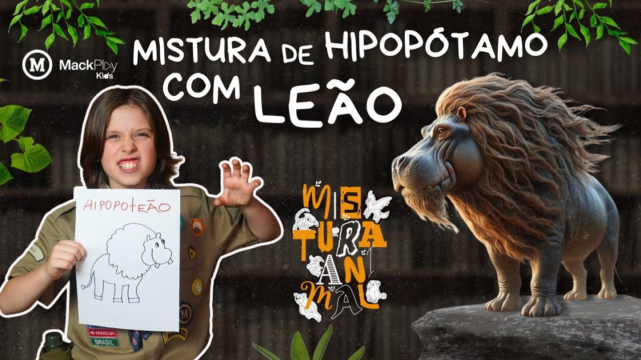 MISTURA DE HIPOPÓTAMO COM LEÃO - MISTURA ANIMAL EP11