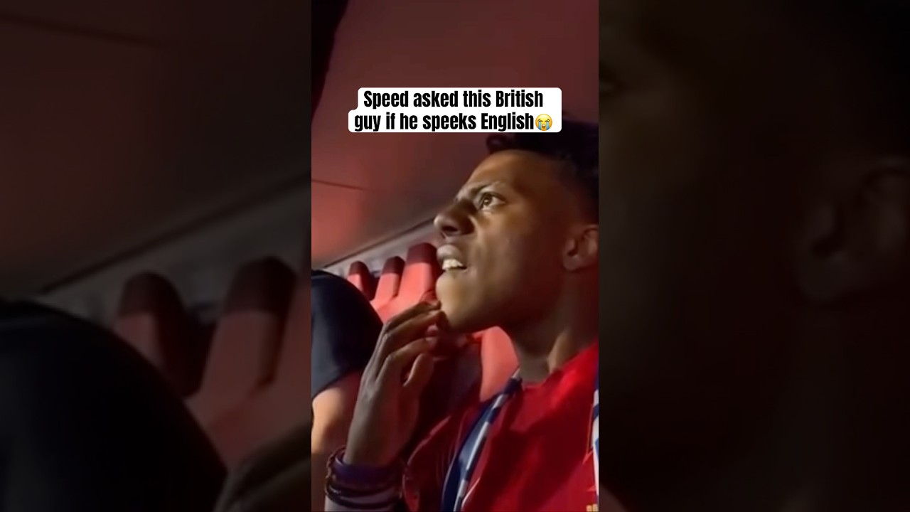 Speed asked this British guy if he speaks English😭😂