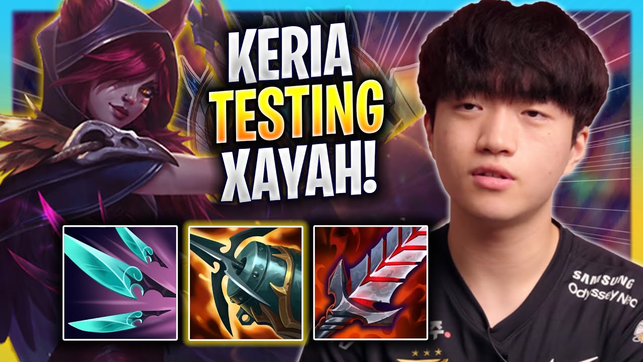 KERIA TESTING XAYAH IN KR SOLOQ! - T1 Keria Plays Xayah ADC vs Draven! | Season 2023