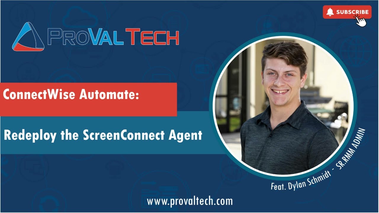 ConnectWise Automate - Redeploy the ScreenConnect Agent