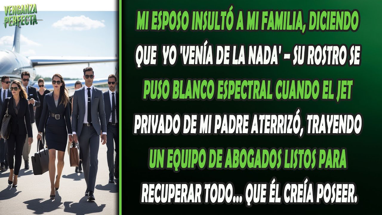 Mi esposo insultó a mi familia y luego tuvo que enfrentarse a los abogados y al jet privado de ...