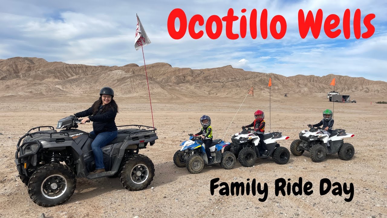 Riding ATVs in Ocotillo Wells California Off Road SVRA Day Road Trip