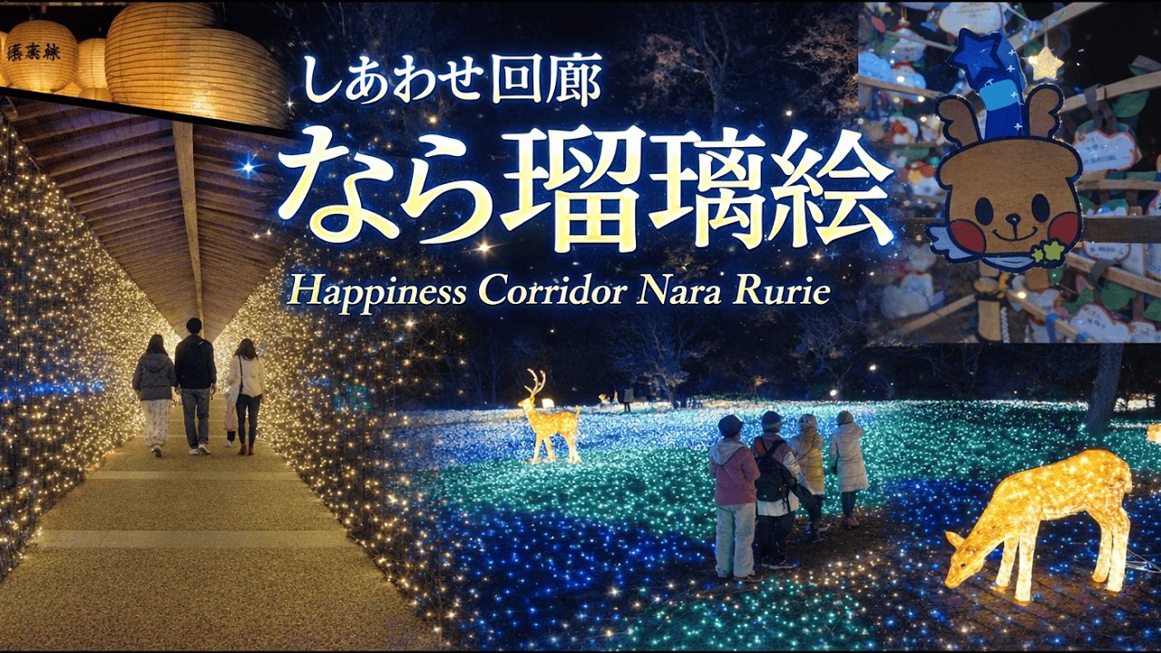 【奈良】しあわせ回廊 なら瑠璃絵 Happiness Corridors Nara Rurie | Nara, Japan (2026)