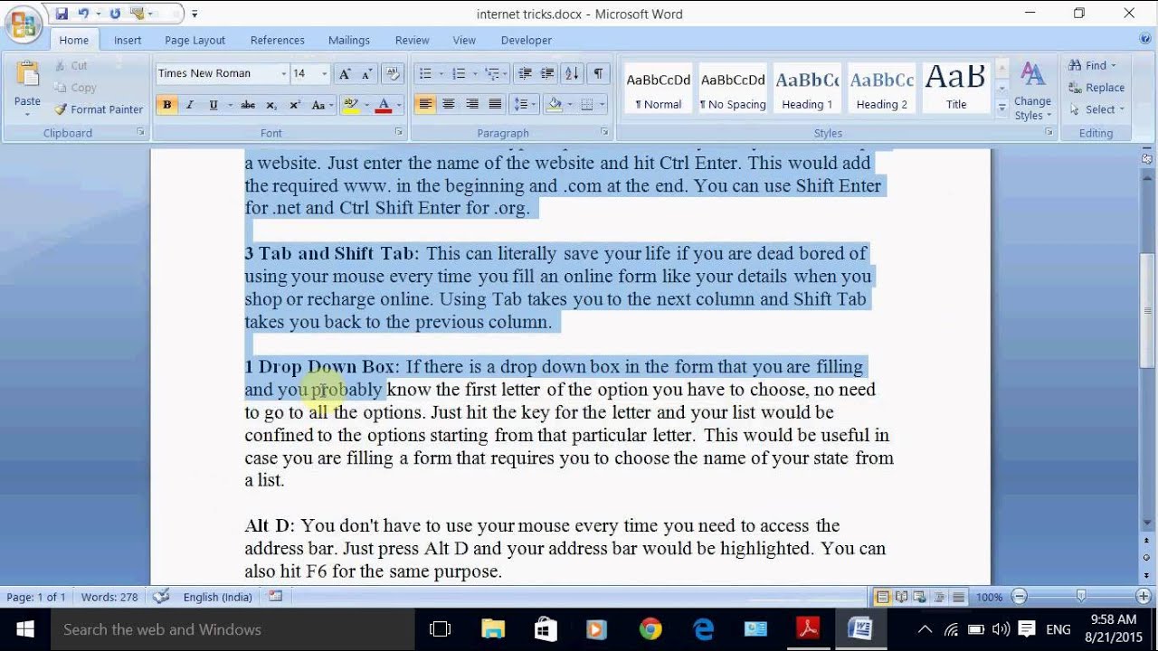 Rearrange paragraphs in Ms Word doc using microsoft Word's Sort feature