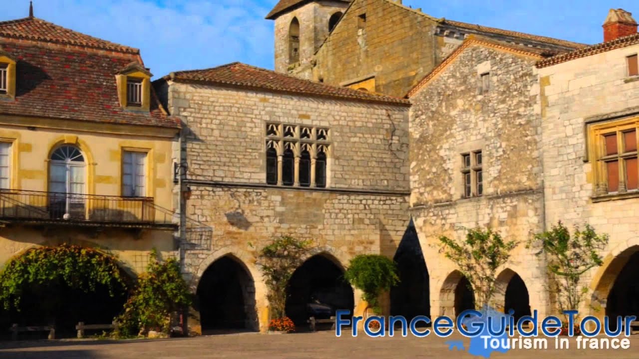 Monpazier, l'un des plus beaux villages de France (Aquitaine, Dordogne, franceguidetour, HD)