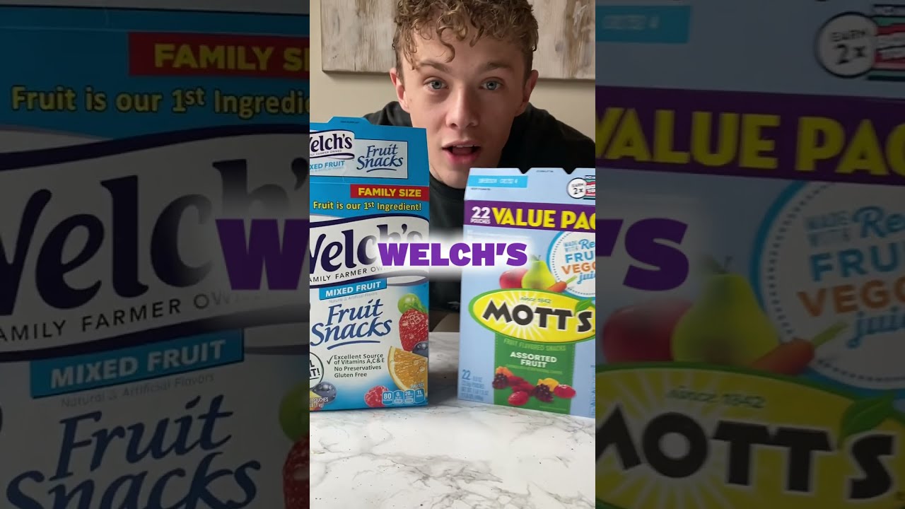 WELCH'S vs MOTT'S