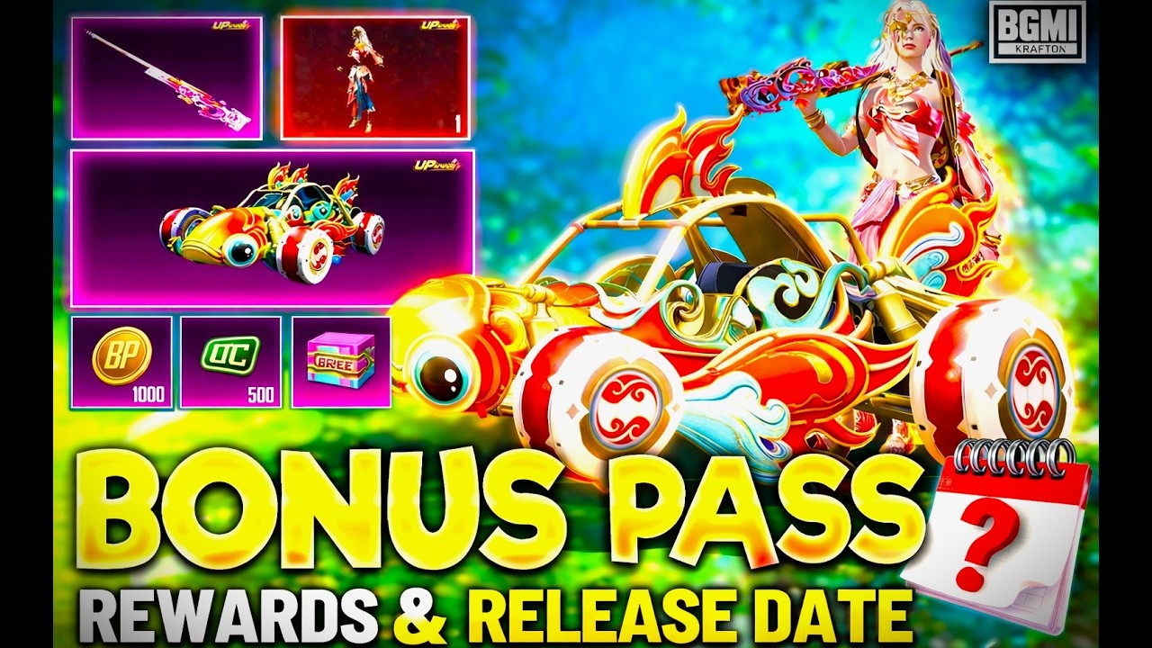 BGMI BONUS PASS 2026 😱 All Rewards Revealed + Official Release Date Confirmed !