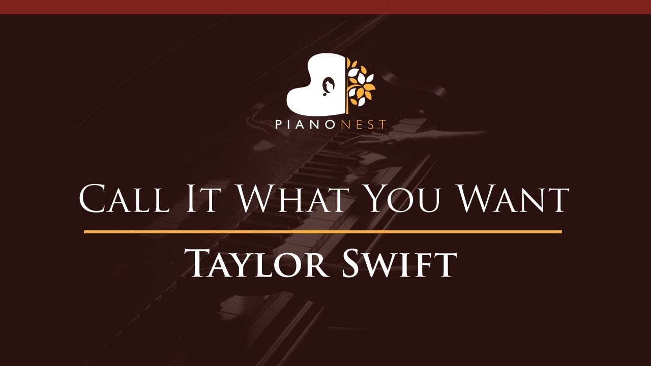 Taylor Swift - Call It What You Want - HIGHER Key (Piano Karaoke / Sing Along)