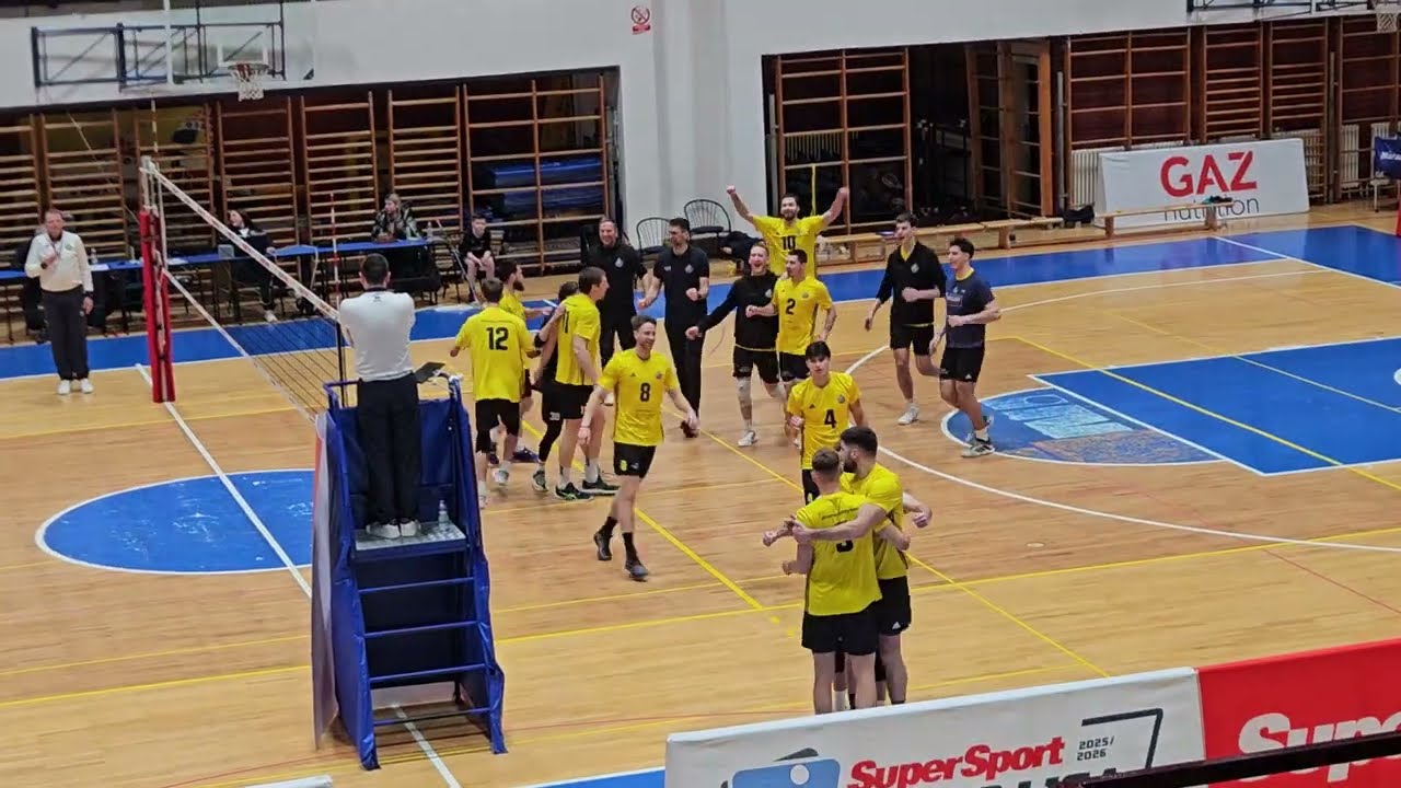 MOK Dinamo Zagrzeb - OK Varaždin (luty '26): końcówki setów